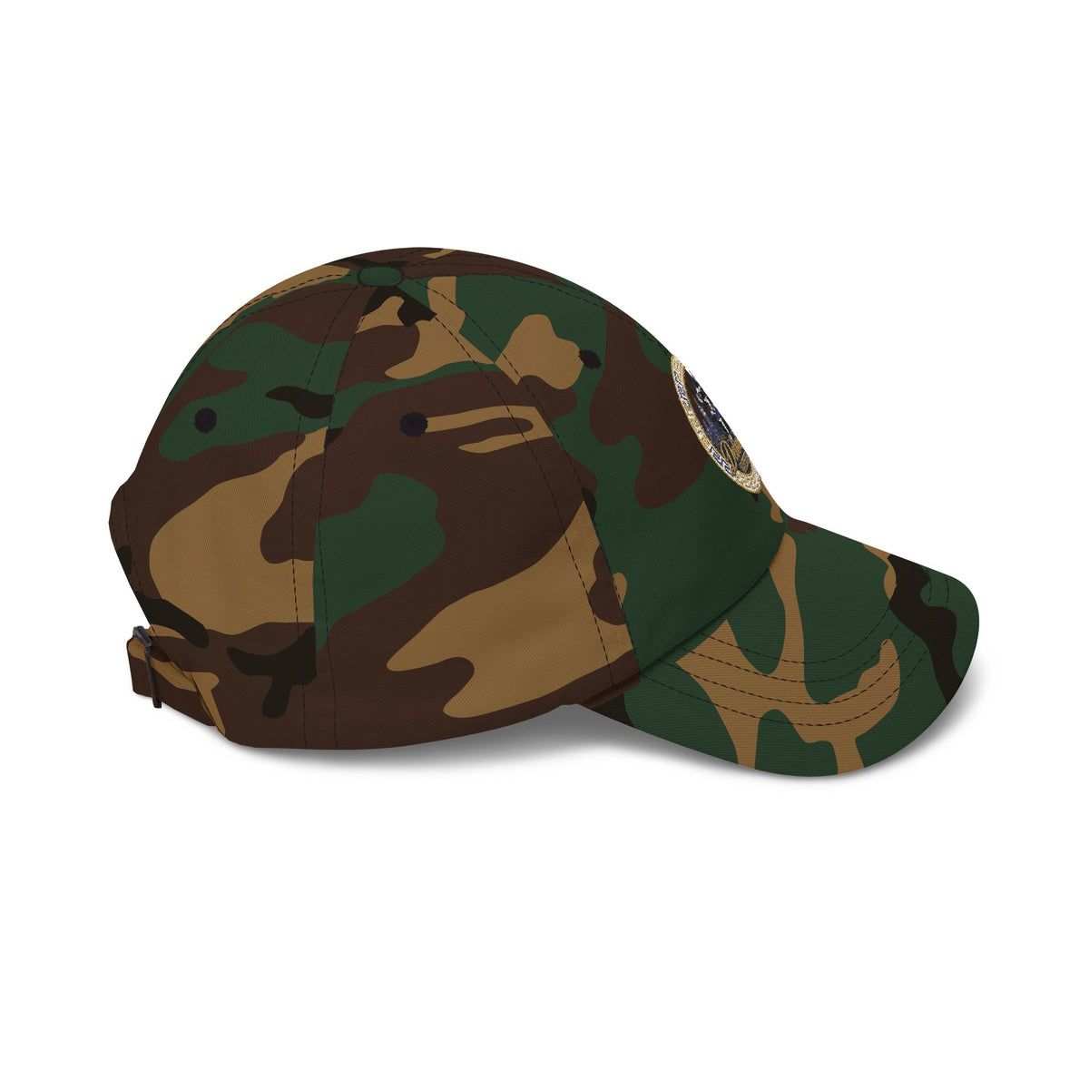 Classic Dad Cap — Retro Monkey Logo Embroidered Baseball Hat