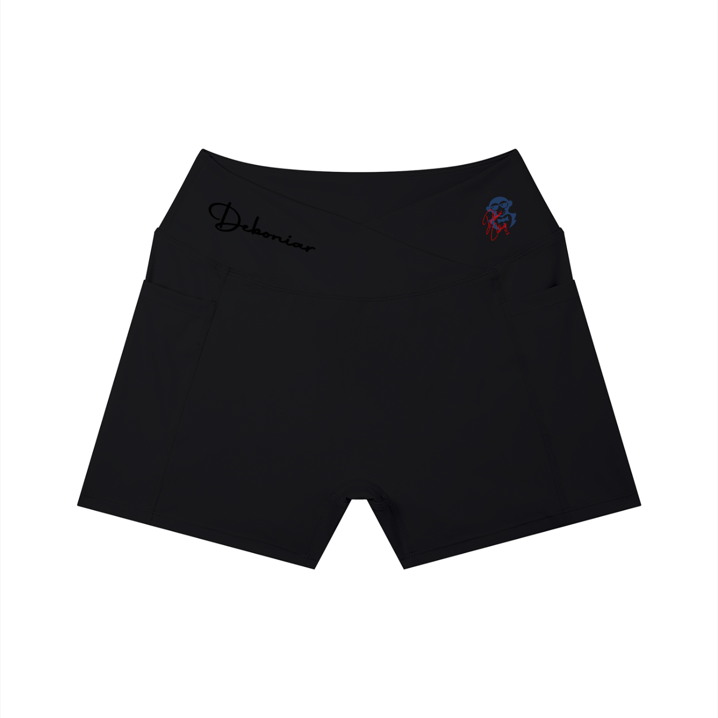 DEBONIAR Women’s High Rise Pocket Yoga Shorts