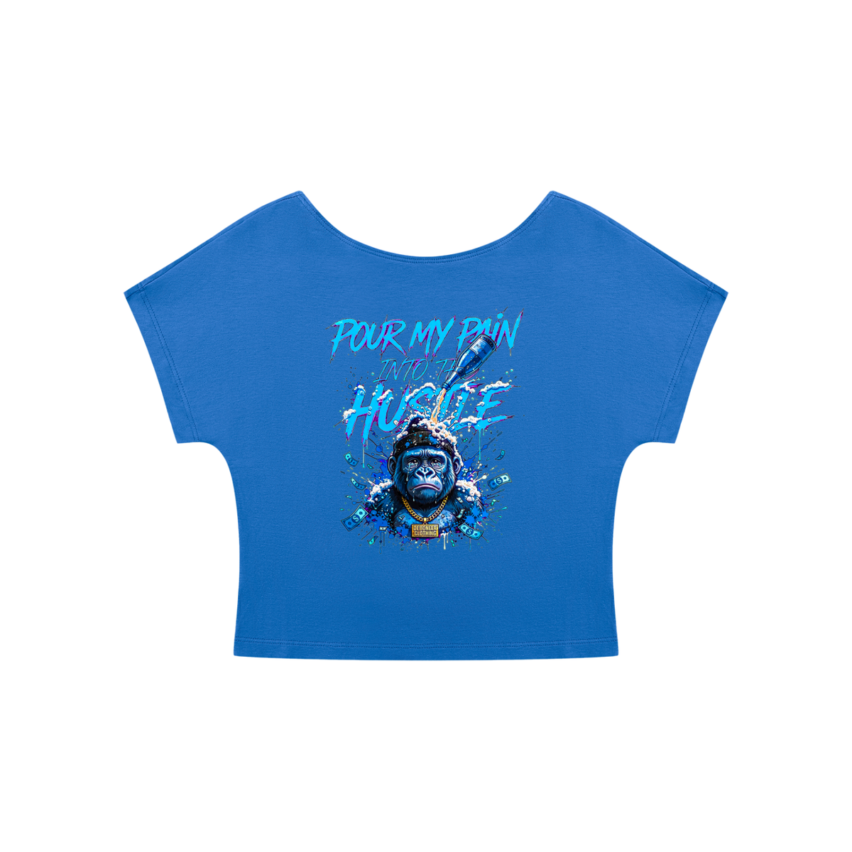 Women's Open-Back T-Shirt pain