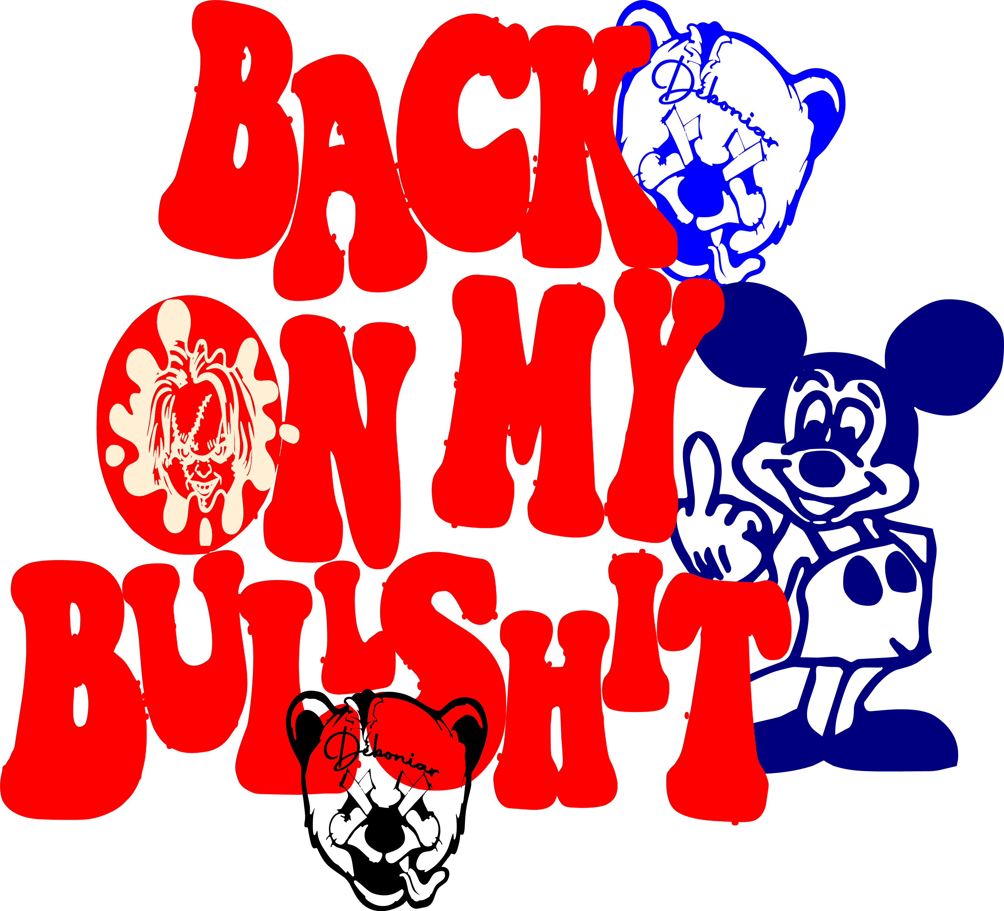 Cool Monkey Graphic Tee — 'Print it your way' Back-Print Casual T-Shirt