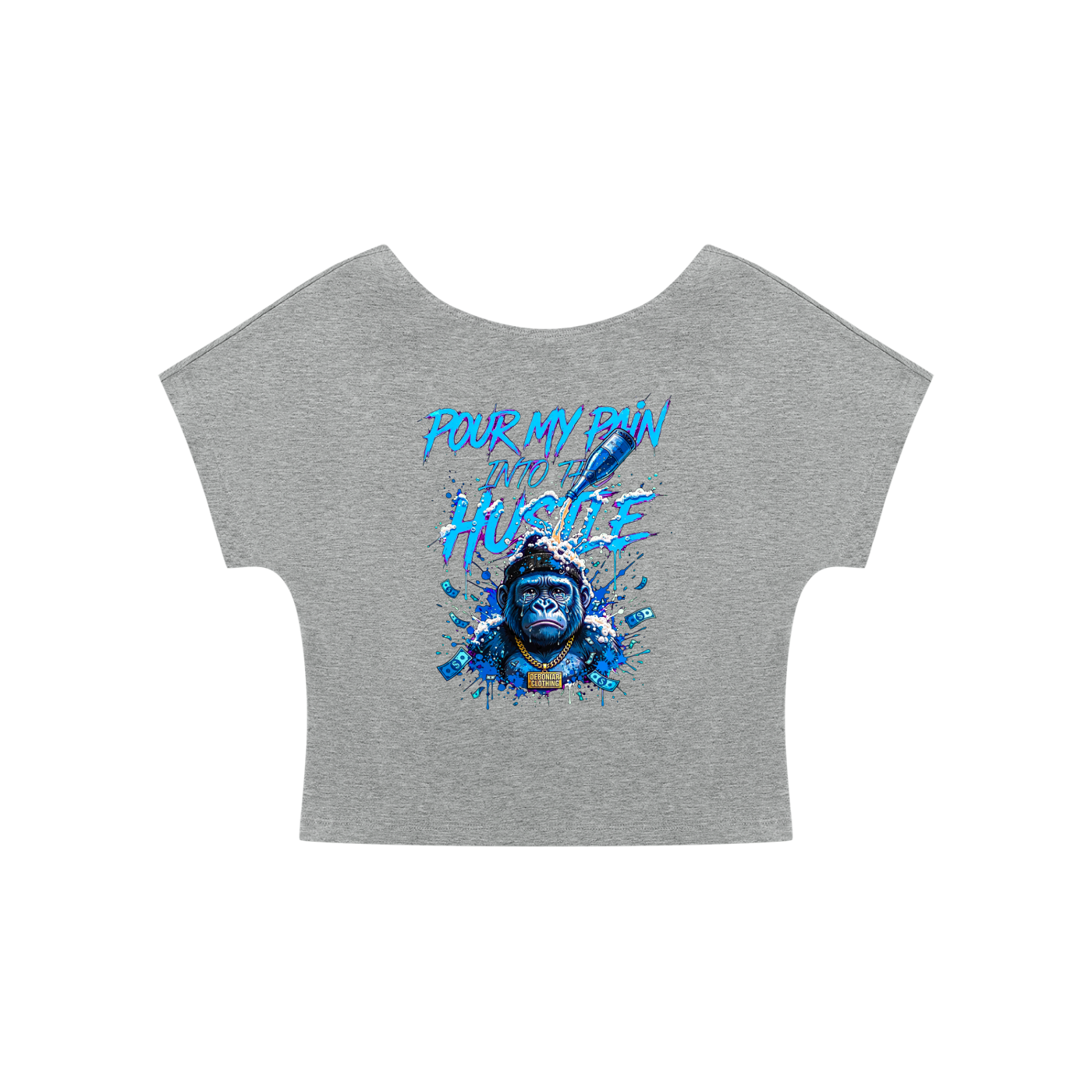 Women's Open-Back T-Shirt pain
