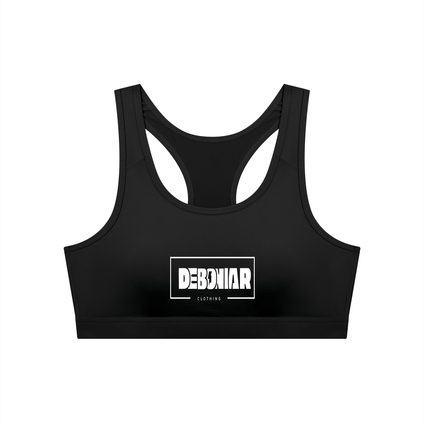 DEBONIAR Women's Cropped Sports Bra