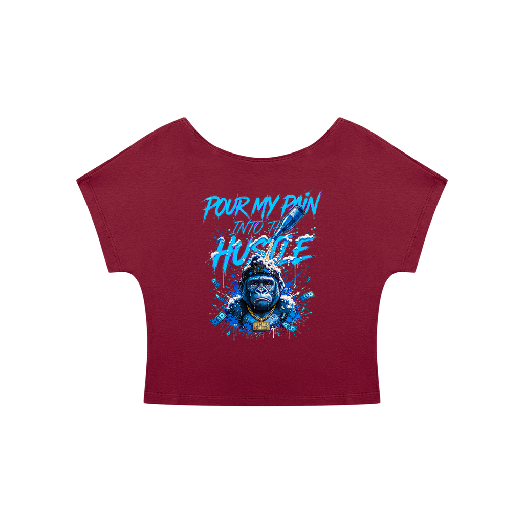 Women's Open-Back T-Shirt pain