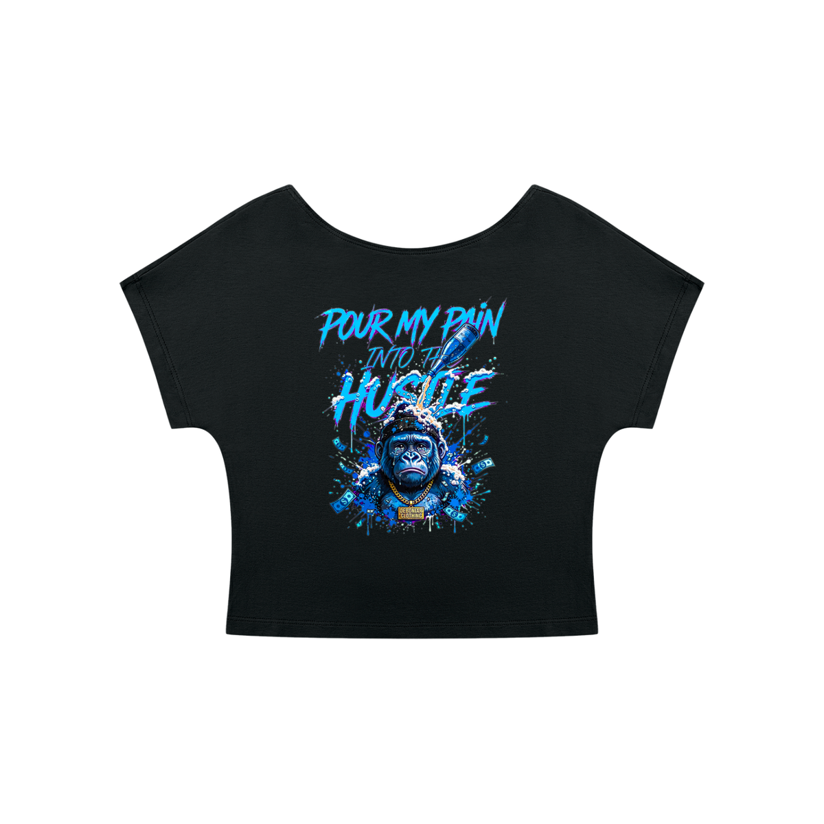 Women's Open-Back T-Shirt pain