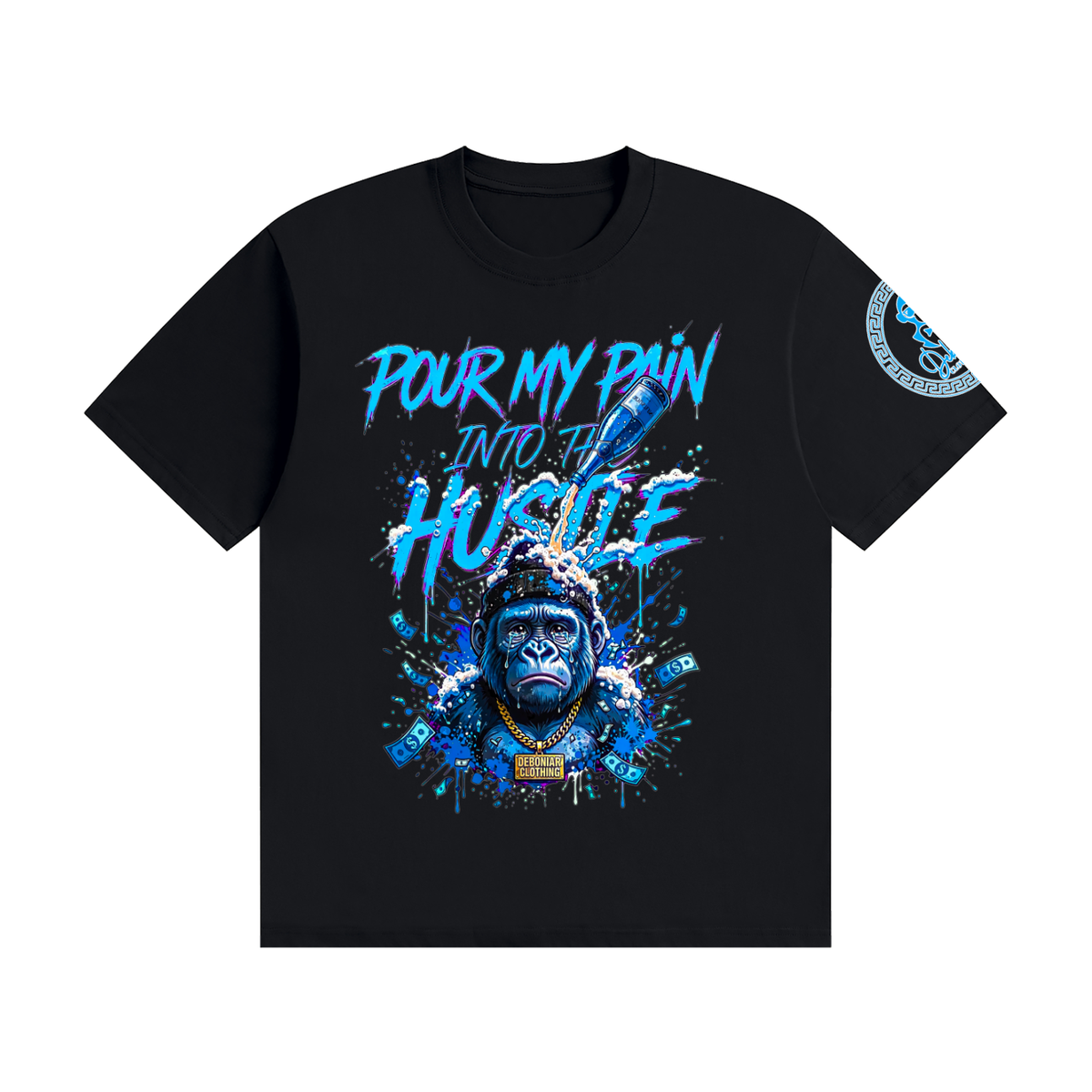 Pour my pain in the hustle